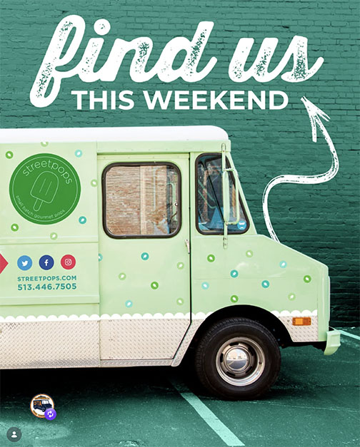 Find us this weekend